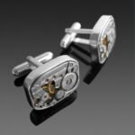 Timepiece Silver Cufflinks