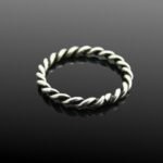 Rope Silver Ring