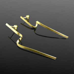 Gold Contemporary Earrings