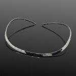 Textured Silver Collar