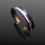 Statement Ombre Titanium Bangle