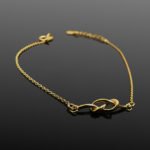 Delicate Gold Knot Bangle