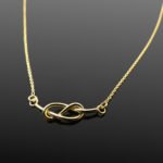 Delicate Knot Gold Necklace