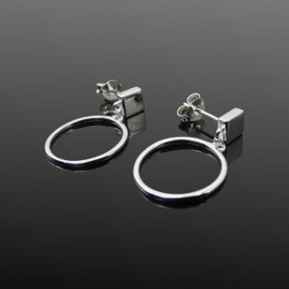 Mini Hoop Stud Earrings