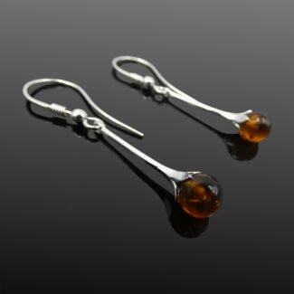 Amber Drop Earrings