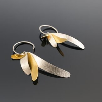 Silver and Gold Earrings