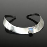 moonstone collar necklace handmade jewellery durham uk moon jewellery