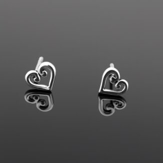 MOJO Heart Stud Earrings