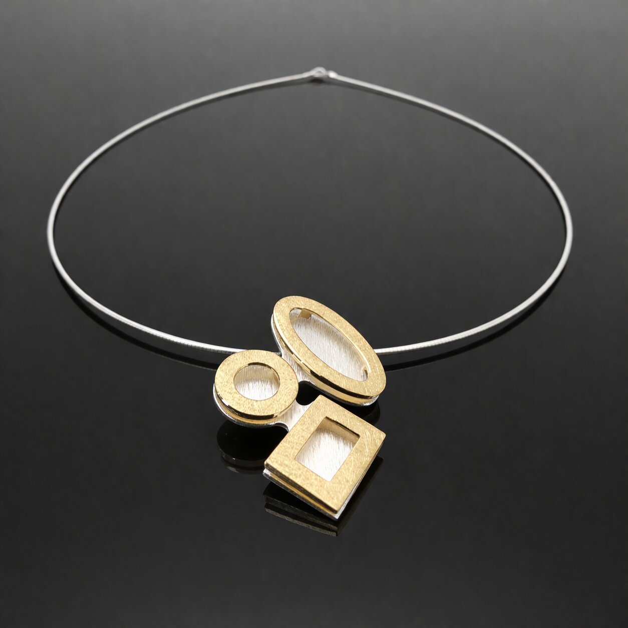 geometric minimalist necklace