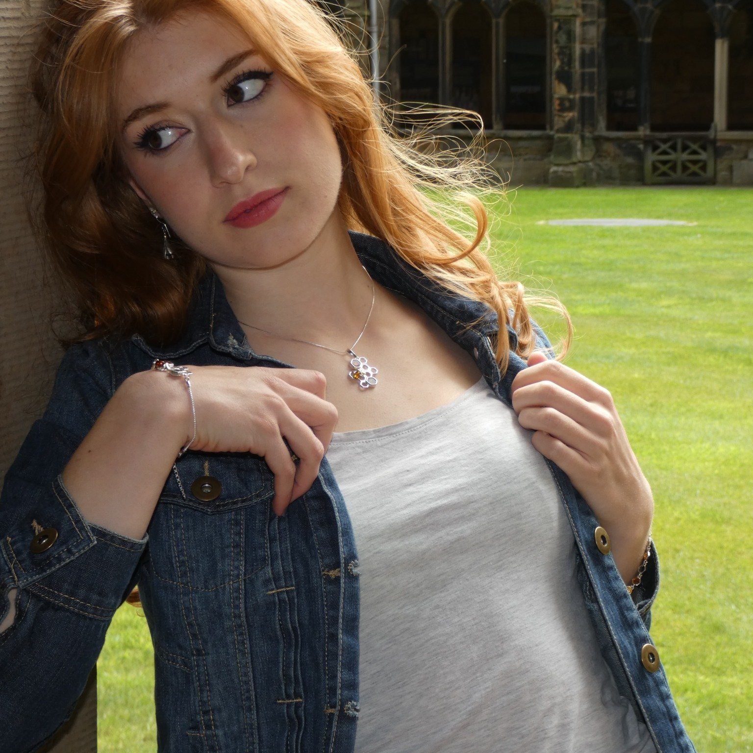 amber bee necklace silver handmade jewellery durham monn jewellery honeycomb amber bracelet amber jewellery uk handmade jewellery durham moon jewellery
