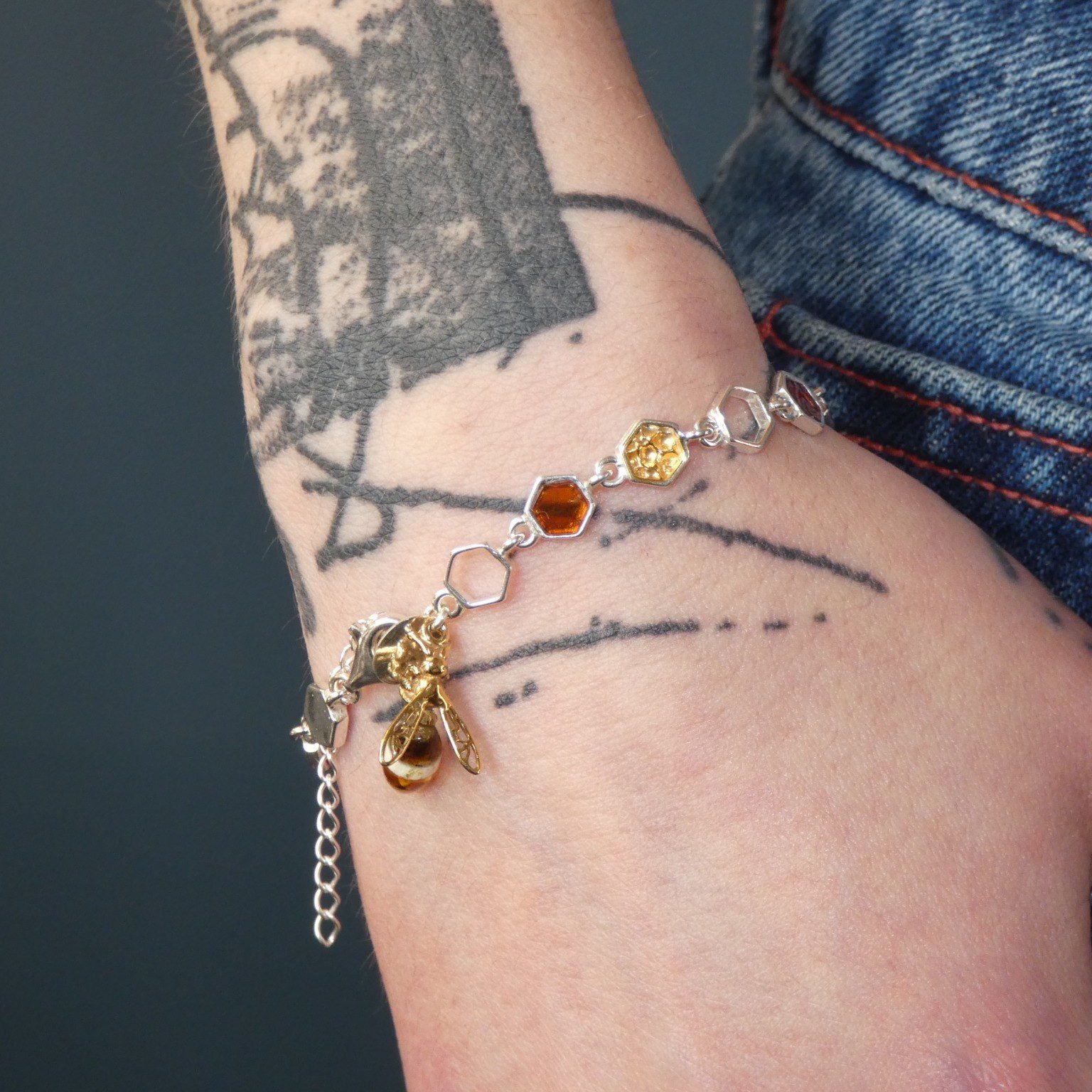 honeycomb amber bracelet moon jewellery handmade jewellery durham uk honeycomb amber bracelet amber jewellery uk handmade jewellery durham moon jewellery