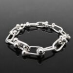 Peppercorn bracelet chunky sterling silver 925 mirrored finish substantial handmade
